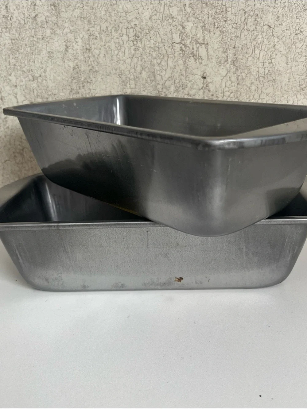 Vintage Loaf Pan Bakers Bundle Non Stick Cake Bread Meat Loaf Pan Set of 2 New